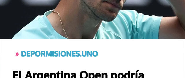 El Argentina Open podría quedarse sin su máxima figura por la lesión de Lorenzo Musetti