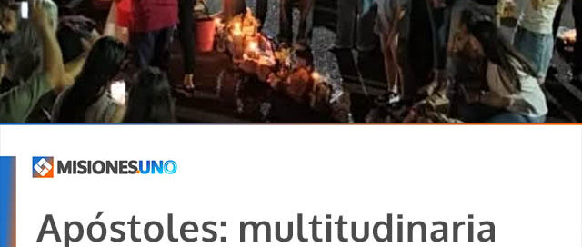 Apóstoles: multitudinaria celebración de fe con la tradicional bendición de alimentos