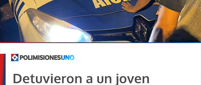 Detuvieron a un joven armado con un rifle en un operativo preventivo en Apóstoles